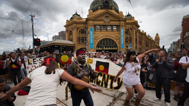 Invasion Day Rally Melbourne 2015